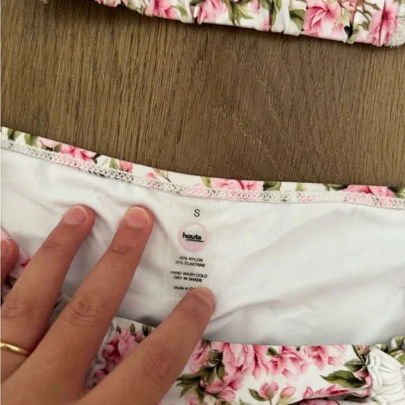 3 Piece Bikini Set with Skirt - Picture 3 of 6